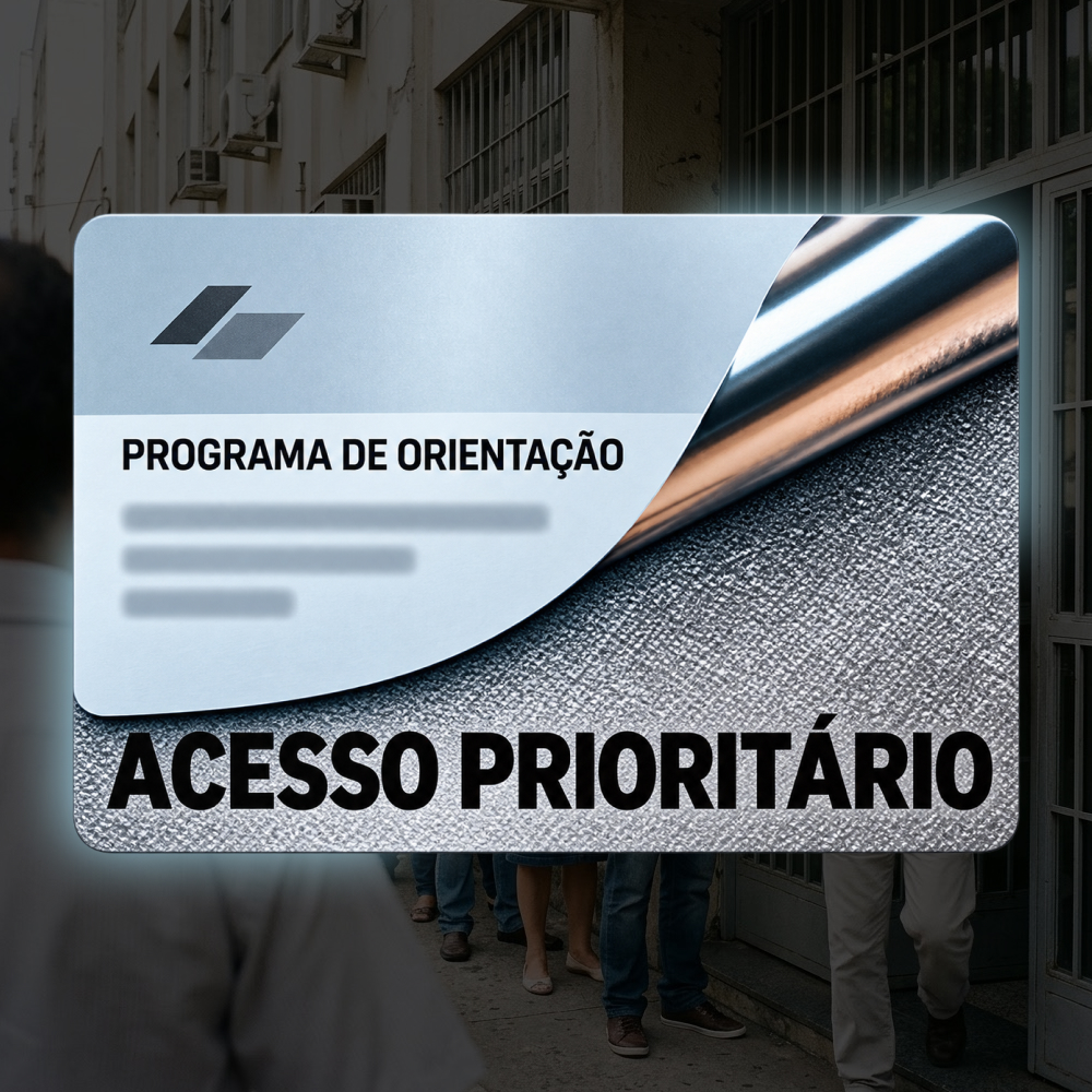 Acesso ao programa privado Marco Aberto, cartão em prata platinada